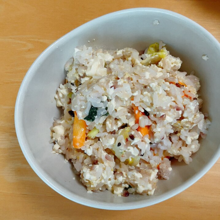 豆腐入り野菜チャーハン